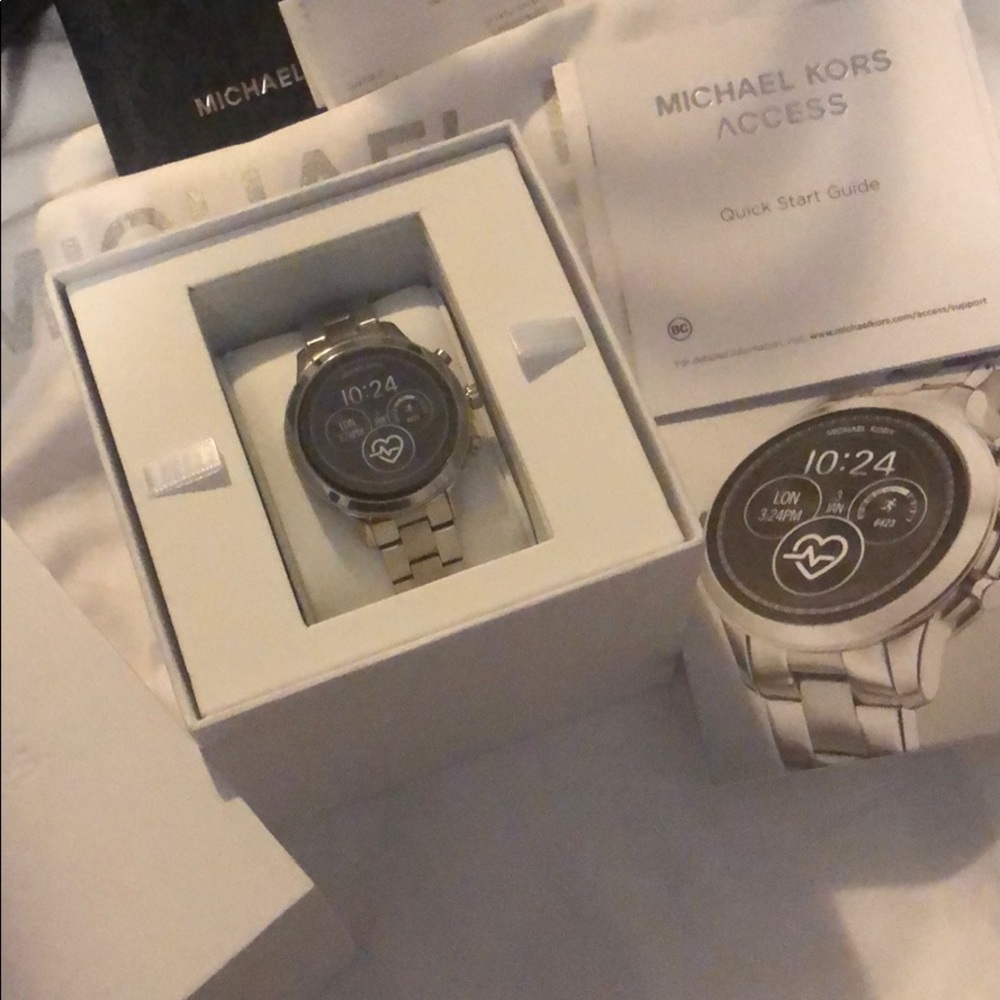 Michael Kors smart watch Iwatch silver